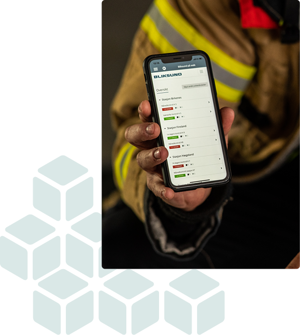 Les pompiers utilisent l'application GRID - le système de gestion des opérations